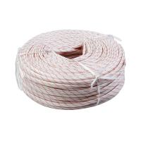 China Fiberglass Braided Sleeve Insulation Material Heat Resistant 2.0mm 4.0mm 6.0mm for sale