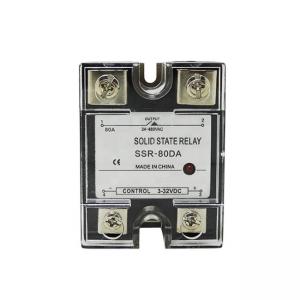 Cheap Factory Supply Control Voltage 3-32V Single Phase Solid State Relay 80DA SSR Relay wholesale