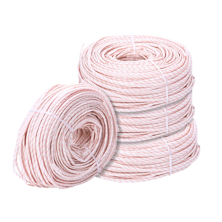 China Fiberglass Braided Sleeve Insulation Material Heat Resistant 2.0mm 4.0mm 6.0mm for sale