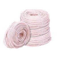 China Insulation Material High Temperature Fiberglass Braided Sleeve Silicon Resin for sale