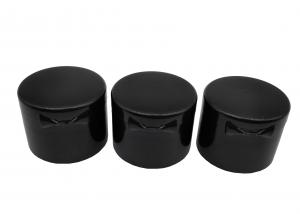 Cheap Black Cosmetic Bottle Caps 20 MM 24 MM Flip Top Dispensing Caps wholesale