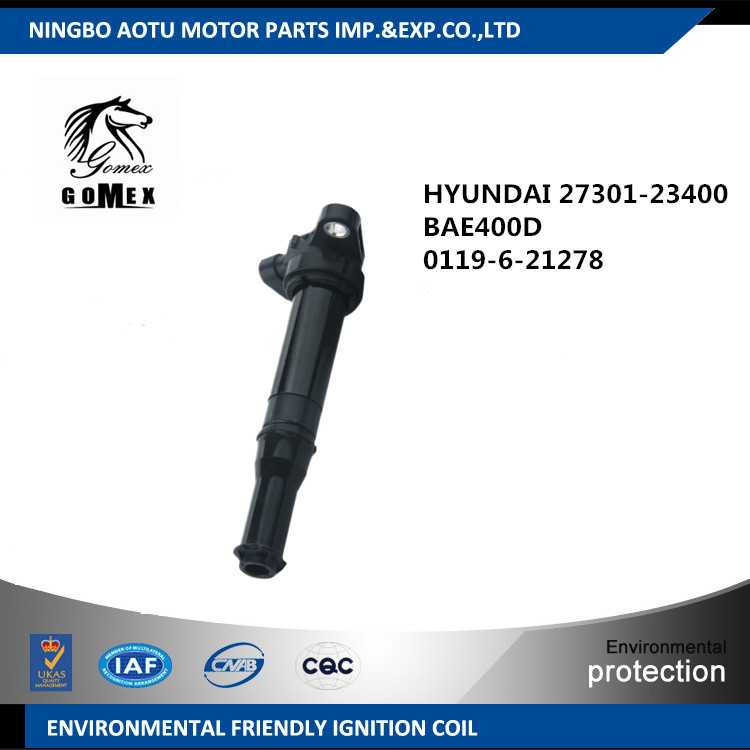 China HYUNDAI Car Ignition Coil , 27301-23400 BAE400D 0119-6-21278 Electronic Ignition Coil on sale