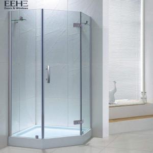 Cheap Sandy Silver Bathroom Shower Cubicles / Walk In Bathroom Shower Cabin wholesale