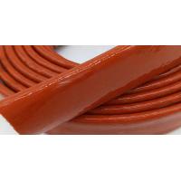 China Fire Resistance Silicone Rubber Fiberglass Sleeving Fire Sleeve for sale