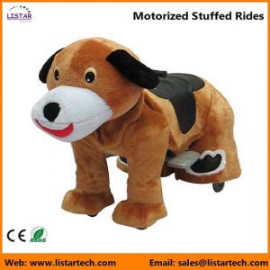 China Battery Operated Motorized Stuffed Rides on Toys for kids and adult-Dog on sale