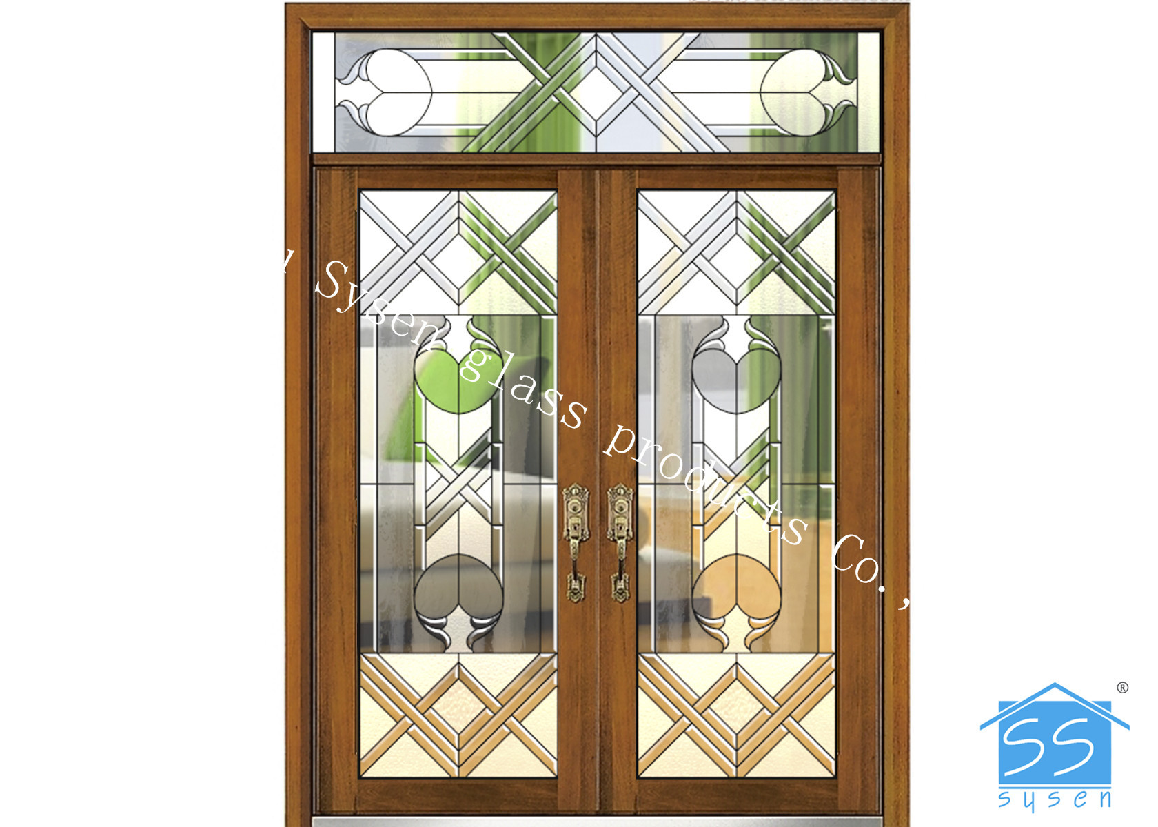 China colorful window glass  22*36   Oxygenation resistance, brass, Modern style, unique Heat resistant for sale