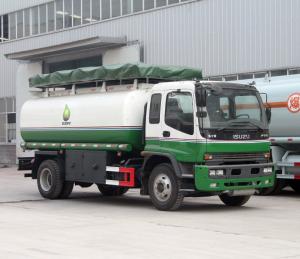 China Q235 Carbon Steel Petrol Tanker Truck , Diesel Delivery Truck For ISUZU Oil Refiller Tank on sale