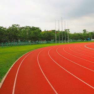 Cheap Abrasion-resistant Synthetic Sports Flooring For Park Environmental Friendly Red wholesale