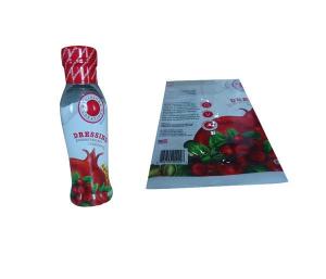 China PET PVC Heat Shrink Sleeve Labels For Glass Seasoning Packaging Bottle on sale