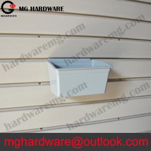 China Plastic Slatwall Storage Box  for Screws used on Garage Storage System on sale