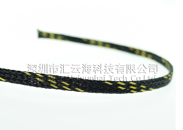 Wear Resistant High Temp Braided Sleeving , Industrial Colored Braided Sleeving for sale