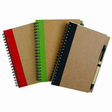 Cheap Recycled Paper Notebook Set, Measures 14x17.8cm wholesale
