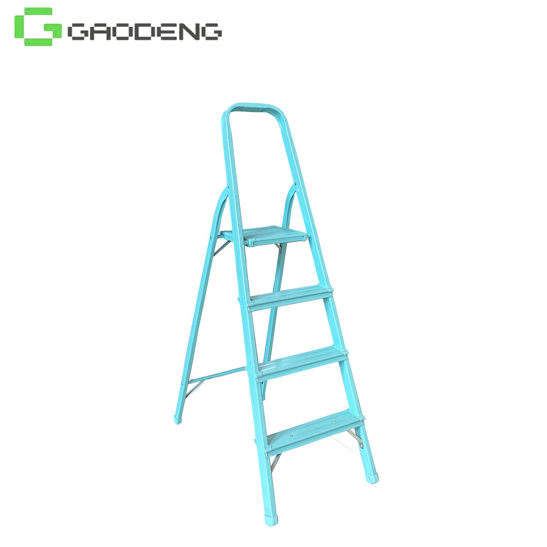 Cheap Green 250mm Aluminium Folding Ladder 1.2mm Corrosion Resistance wholesale