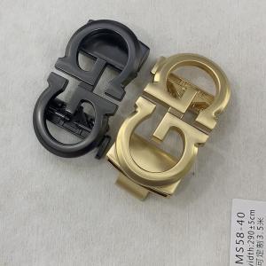 Cheap Light Golden Anti Brass Metal Clip Belt Buckle 25mm 35mm 40mm Width wholesale