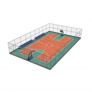 Cheap Wear Resistant Synthetic PU Sports Flooring For Basketball Courts wholesale