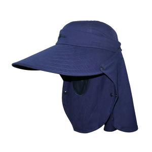 Cheap Navy Blue UV Protection Floppy Outdoor Boonie Hat For Hiking Plain Type wholesale