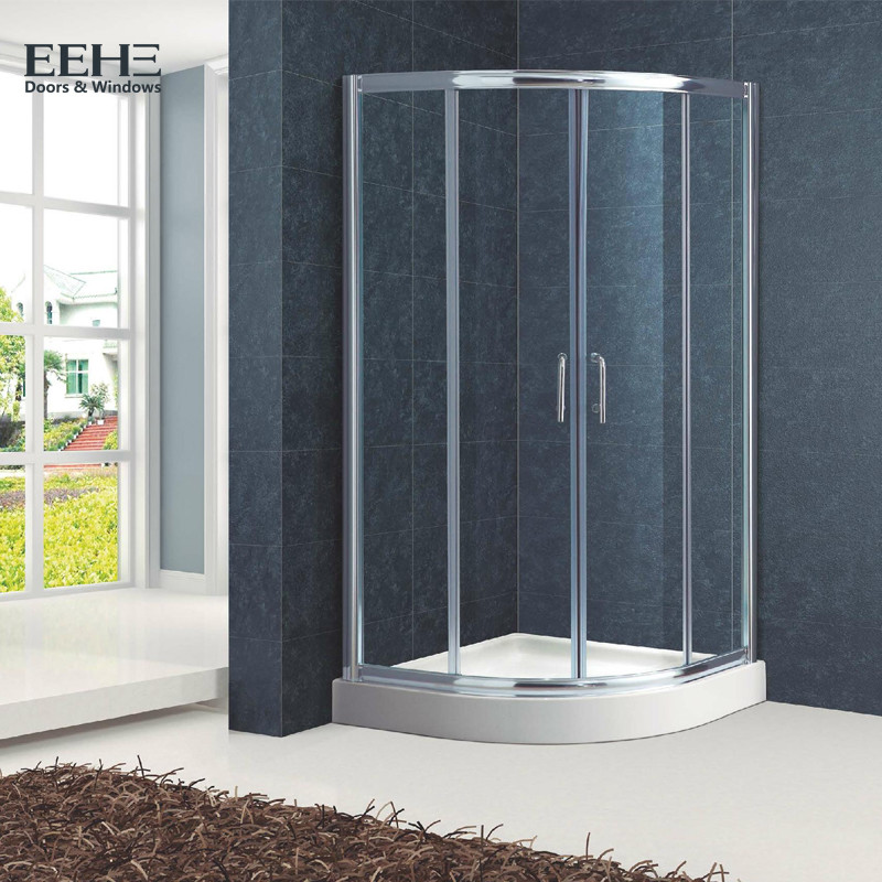 Cheap Polished Full Tempered Glass Shower Enclosure For Bath Good Insulating Properties wholesale