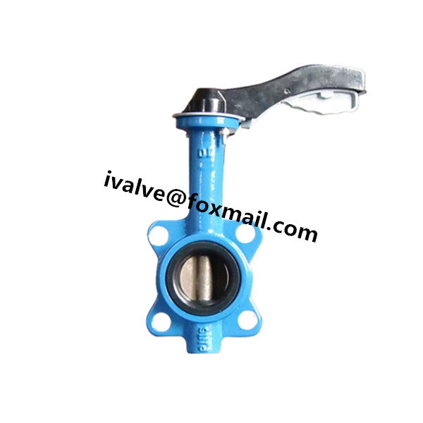 China 2 Inch Cast Iron Resilient Wafer Butterfly Valve on sale