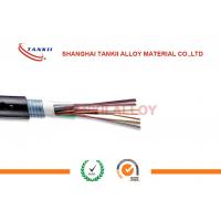 China FEP insulated Cable with Drain Wire 1.5mm , Thermocouple Cable Yellow Red Color ANSI 96.1 for sale
