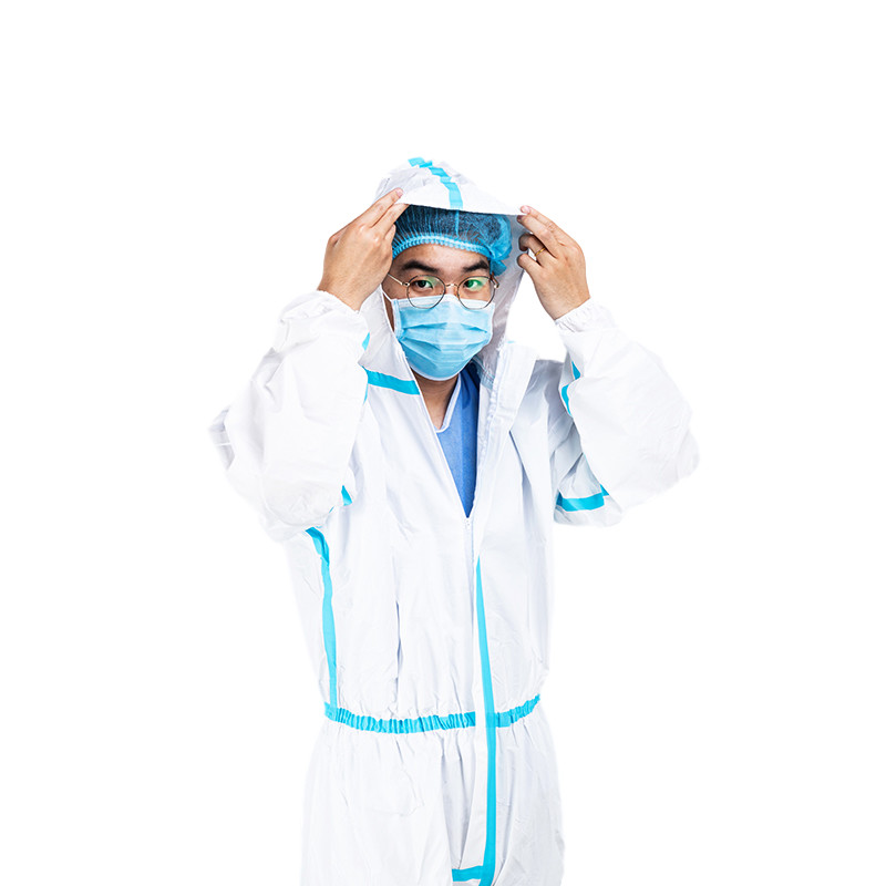 Buy cheap 65g PP PE Disposable Medical Scrub Suits Protective Clothing Coverall CE from wholesalers