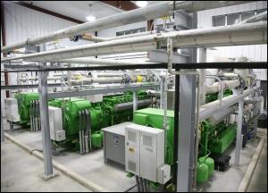 China 500KW - 4MW Landfill Gas Power Plant , Renewable Energy Sources Electric Plant on sale