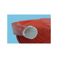 China Silicone Rubber Coated Fiberglass Sleeve for sale