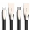 Zinc Alloy USB Cable, USB A to Lightning Cable / Micro USB Cable / Type C Cable, Fast Charging and Data Sync USB Cable for sale