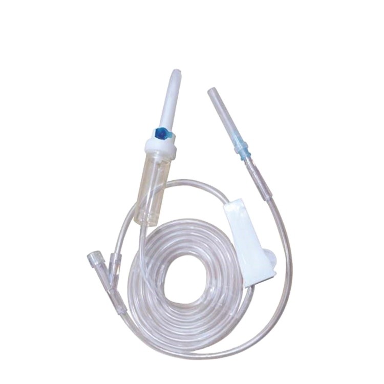 China 1.35m 1.5m 2m Disposable Infusion Sets , Medical Infusion Set With Needle on sale