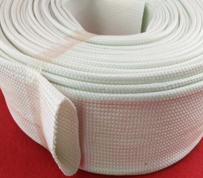 Extrusion Silicone Fiberglass Sleeving , Silicone Fiber Glass Sleeves for sale