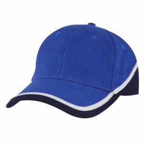 Cheap 100% Cotton Printed Baseball Caps / Sandwich Baseball Cap Striped Style wholesale