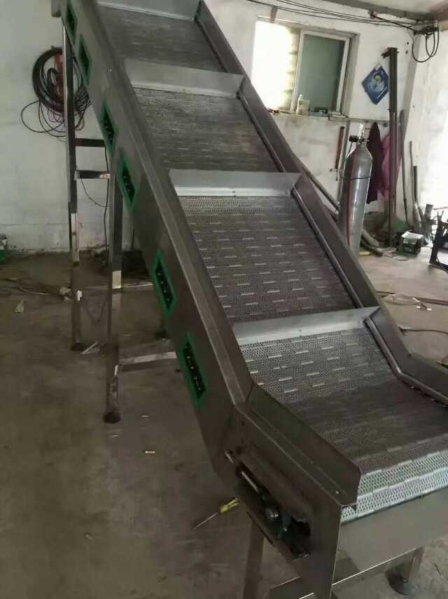 China Perforated Stainless Steel Belt Conveyor Hinged Scrap Conveyor Belts on sale