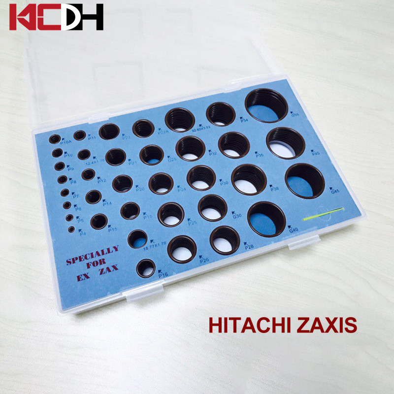 Quality Excavator Valve Gasket Repair Box Hitachi ZAXIS O-ring High Temperature Rubber Sealing Ring Parts for sale