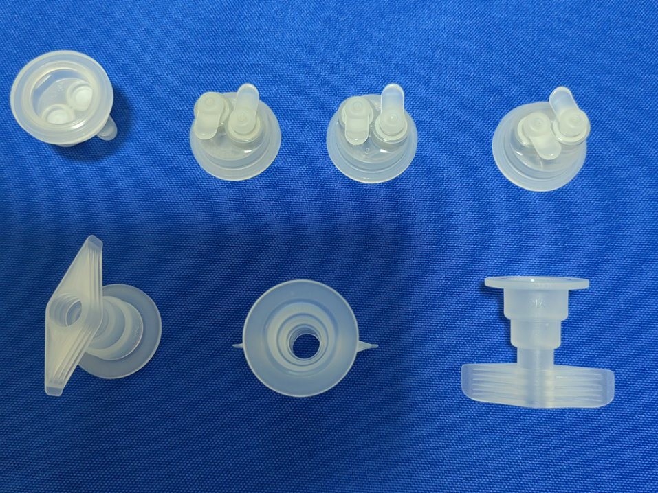 China Euro Caps and Ports PP LVP Medical Infusion Bottle ISBM BFS machine 32mm PP Euro Cap euro head cap on sale