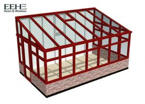 Cheap Heatproof 4 Season Glass Enclosed Sunroom With PVDF Coating Surface Finish wholesale