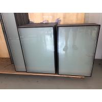 China Double Pane 5mm 5A Acid Etched Insulated Glass Door Panels One Side Replacement for sale