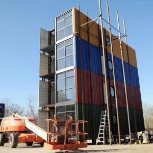 Cheap Recyclable Shipping Container Cabin Steel Structure With Rockwool Insulation wholesale