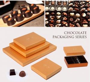 Cheap Customized Chocolate Packaging Boxes / PVC Window Square Shape Box wholesale