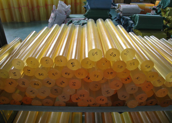 Quality High Tensile Strength PU Polyurethane Rod 300mm With Impregnant Resistant for sale