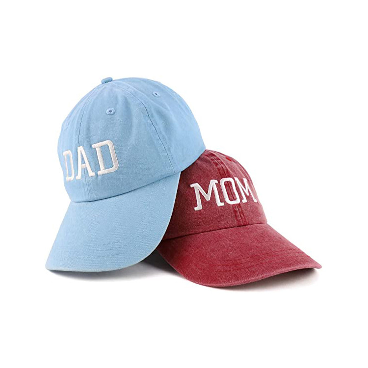 Cheap OEM Blue Denim Fabric Dad'S Cap For Husband Wife wholesale
