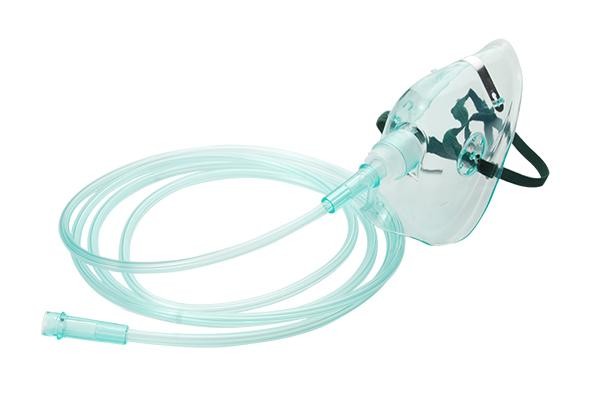 Cheap Medical PVC Medium Concentration Oxygen Mask Disposable Comfortable S M L XL Size wholesale