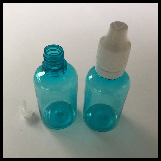 Pet Dropper Bottles 30ml Plastic Ejuice Bottles Blue Empty E Liquid Bottles
