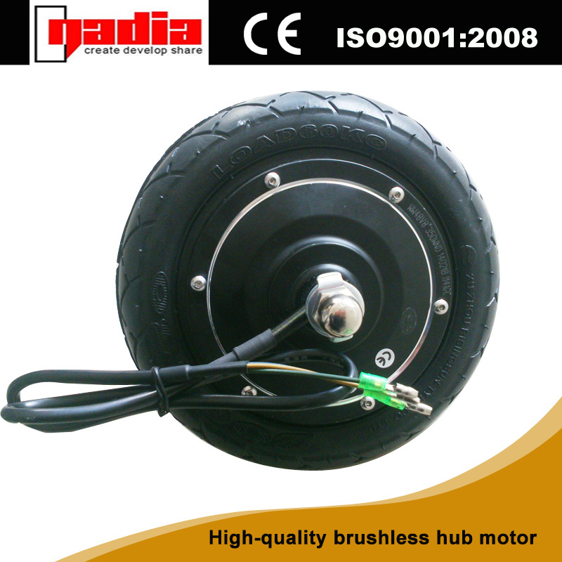 Quality 8 inch 24V brushless motor gearless for electric scooter for sale