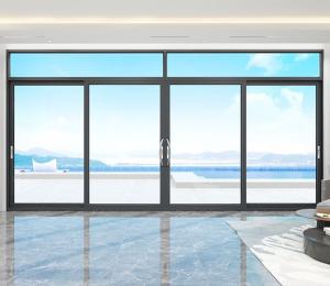 Cheap Double Glass Aluminum Panoramic Sliding Door For Apartment wholesale