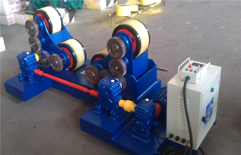 China 6-60m/H 60ton Self Aligning Rotators With Rubber Wheel ISO9000 on sale