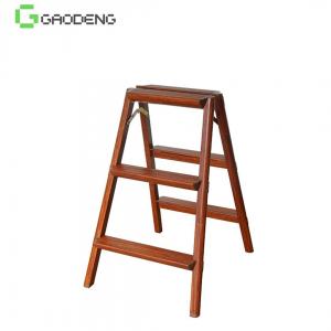 Cheap Two Steps Wooden Aluminum Ladder 1.1 Mm Thickness PVC Plastic Foot Mats wholesale