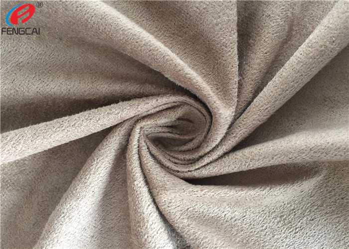 China 140GSM Suede Fabric Brushed Micro Suede Polyester Fabric For Sofa on sale