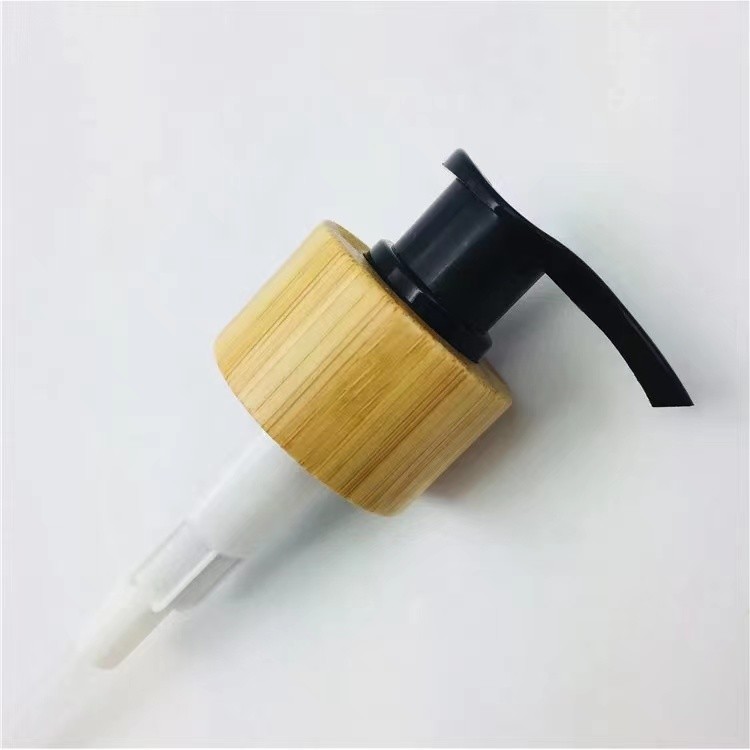 Buy cheap Wood Bamboo Cosmetic Lotion Liquid Soap Dispenser Sprayer Pump 24 / 28mm from wholesalers