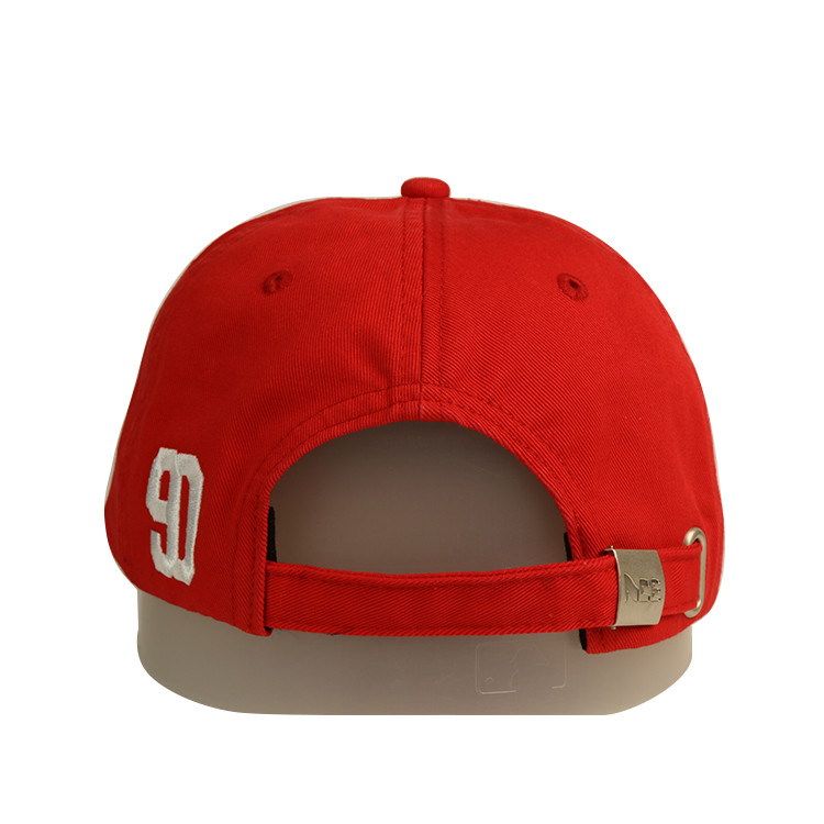 Cheap Sublimation Wool Baseball Sports Dad Hats With Logo 3d Embroidery Red wholesale