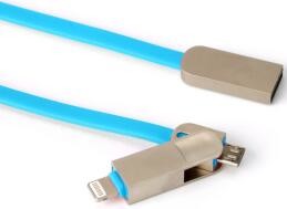 Zinc Alloy Case Lightning USB Cable Support Charging And Data Sync for sale