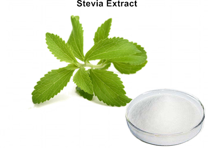 Cheap 80% Glucosyl Stevioside Organic Herbal Extracts , White Powder Stevia Leaf Extract No Bitterness wholesale
